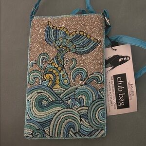 Bamboo Trading Essential Pouch “Salty Mermaid”, 4.75-inch Width x 4-inch Height